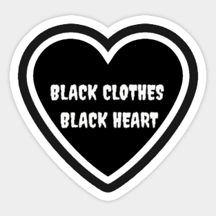 black heart2 Sticker